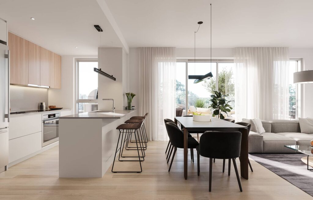 Aperçu d’un appartement à louer à Saint-Laurent, Montréal, dans le projet Signature Bois-Franc